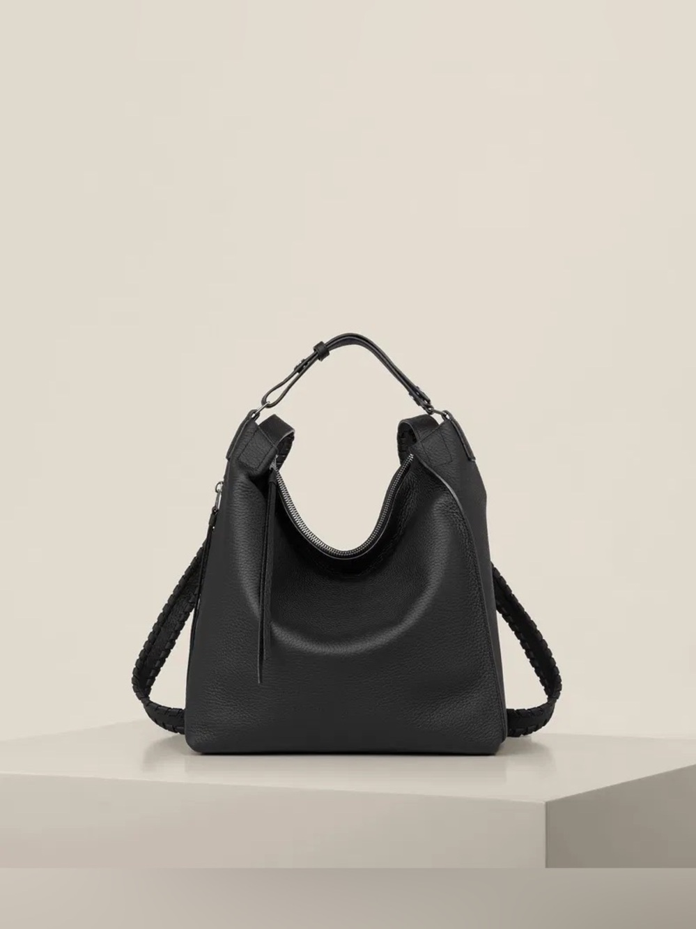 All Saints KITSA 2-in-1 leather backpack